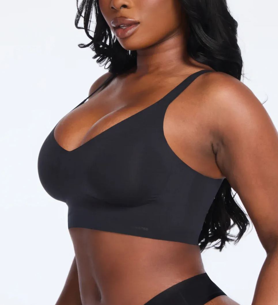 Wireless V-Neck Adjustable Bra