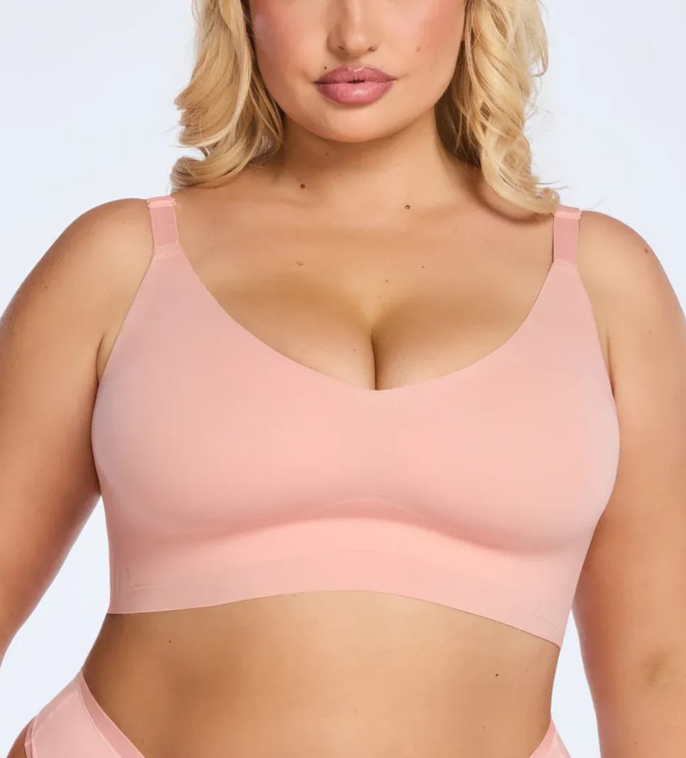 Wireless V-Neck Adjustable Bra