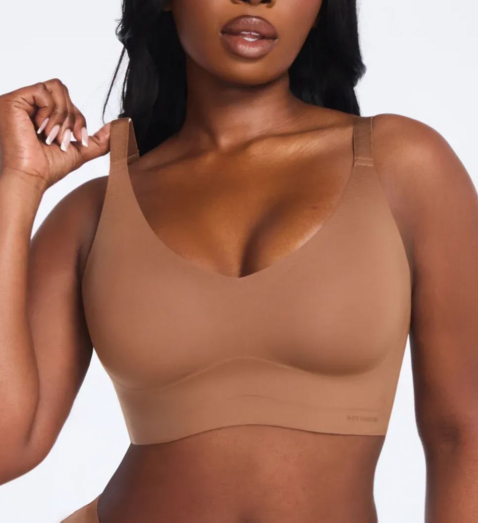 Wireless V-Neck Adjustable Bra