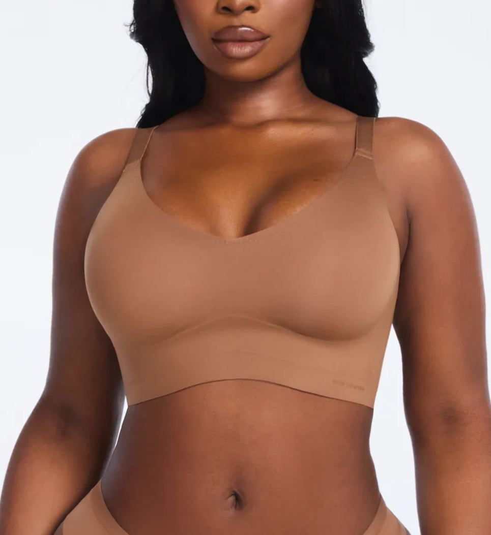 Wireless V-Neck Adjustable Bra