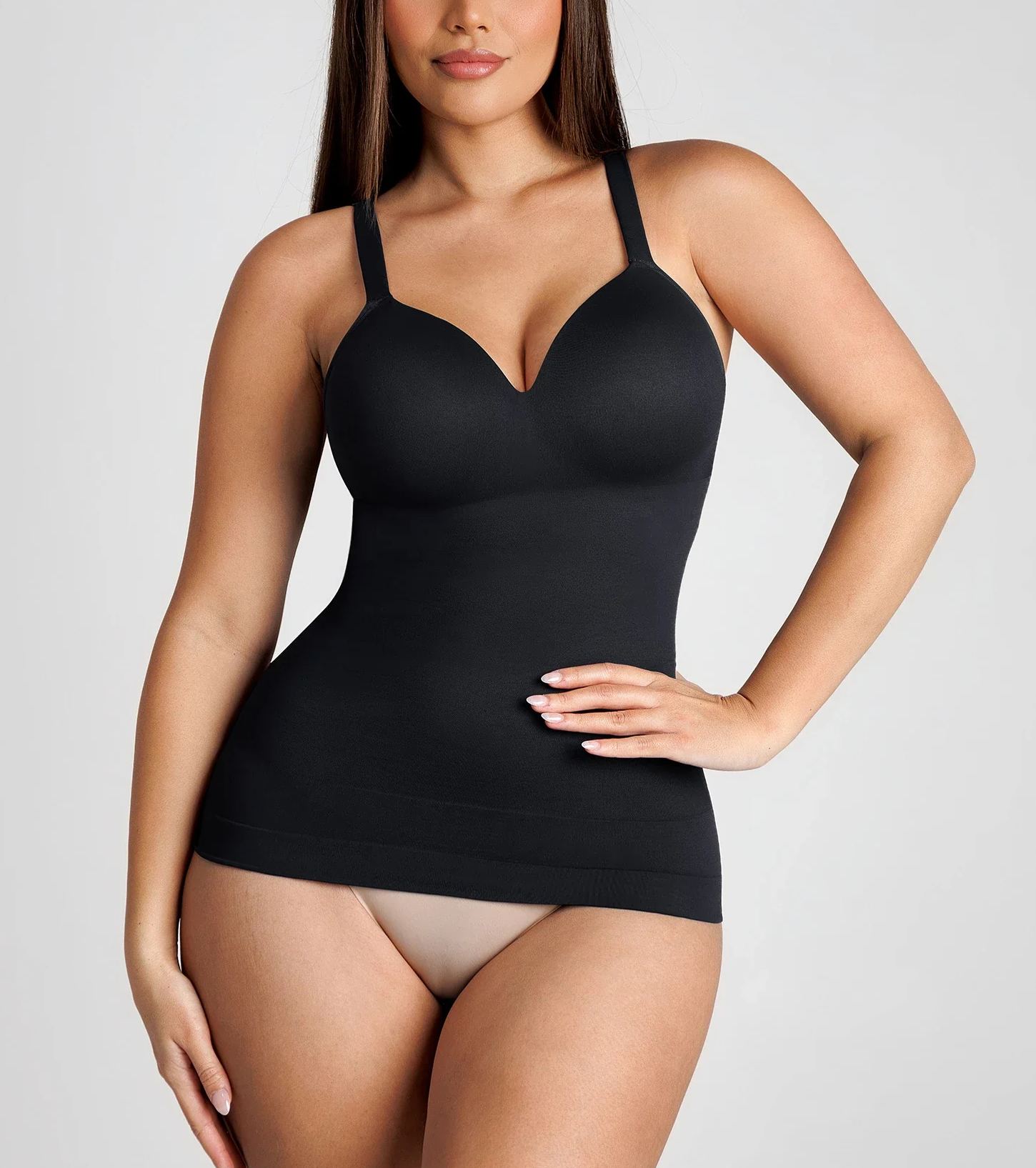 Seamless Built-In Bra Cami Top