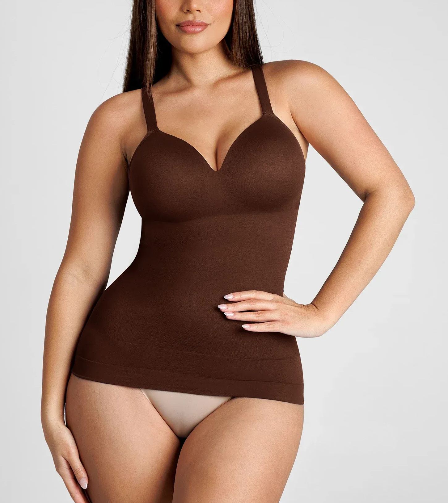 Seamless Built-In Bra Cami Top