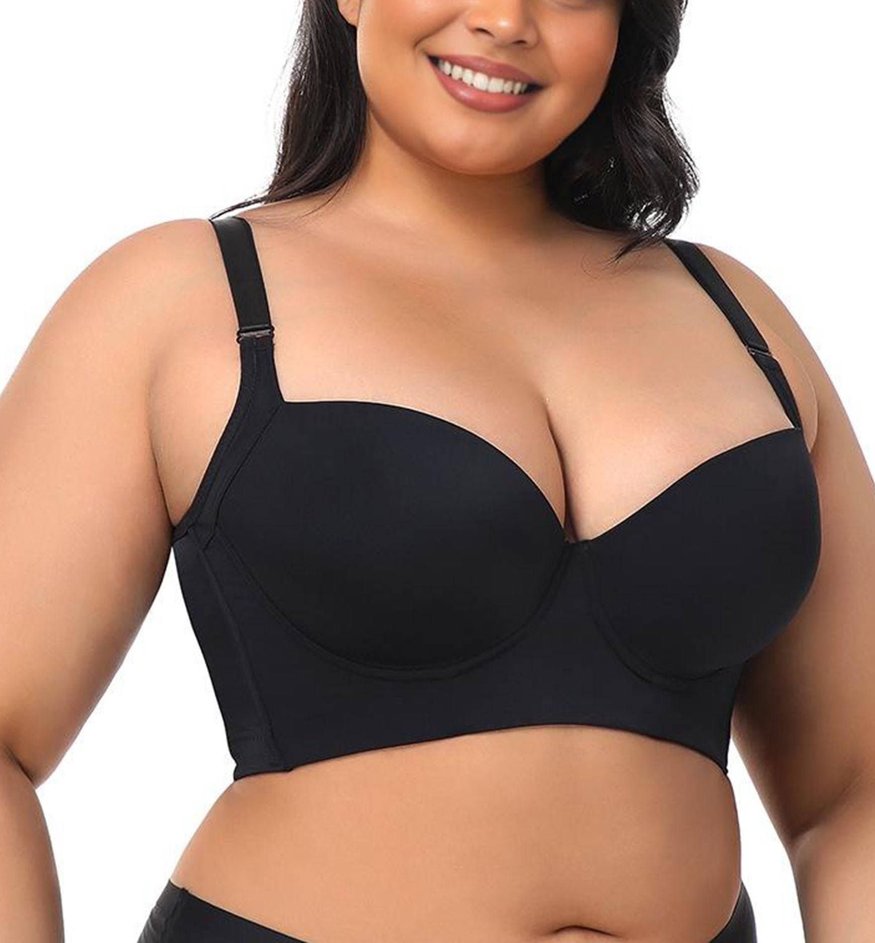 Wireless Unlined Seamless Comfort Bralette T-Shirt Bra