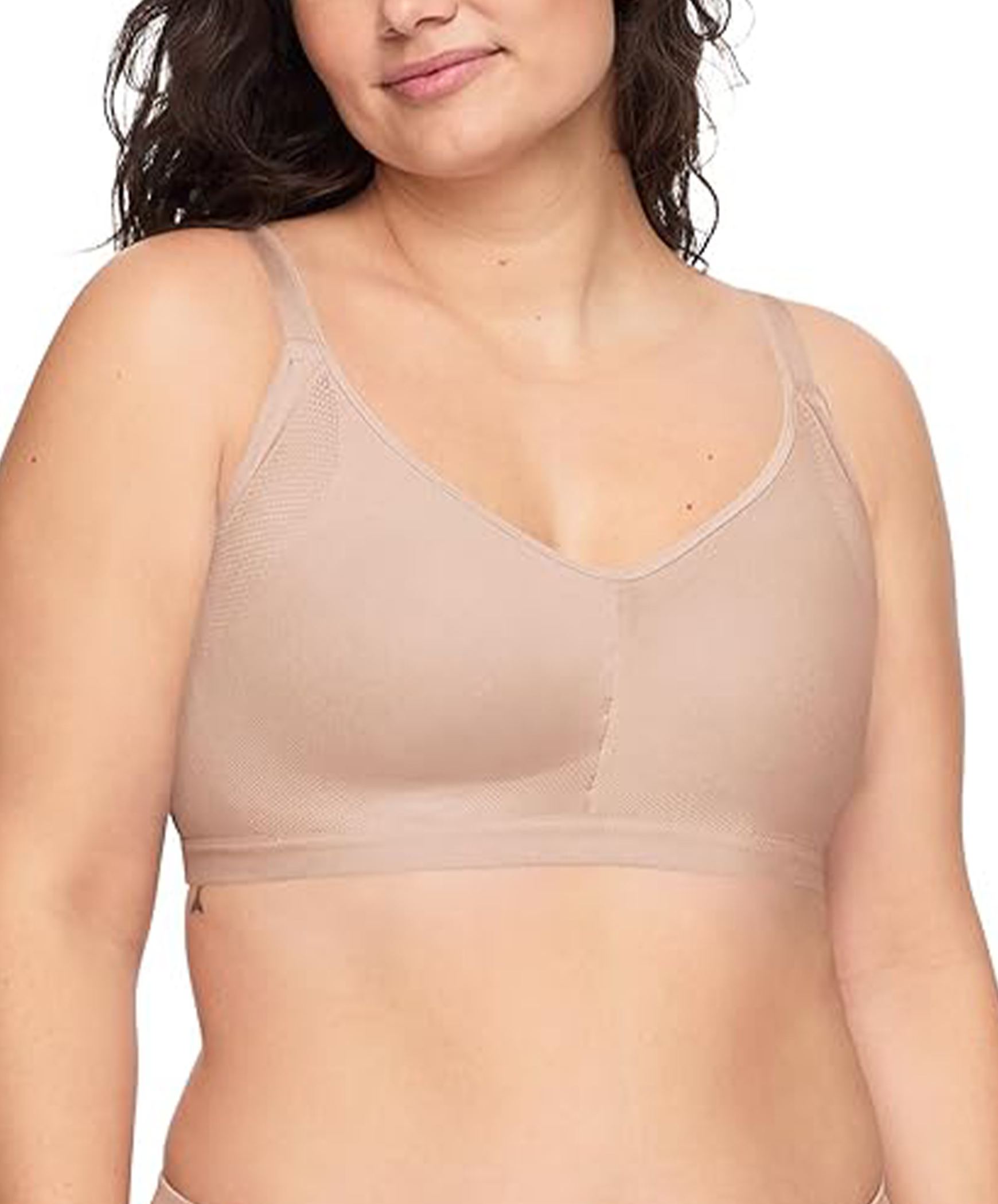 Wide Strap Wireless Smooth Bra