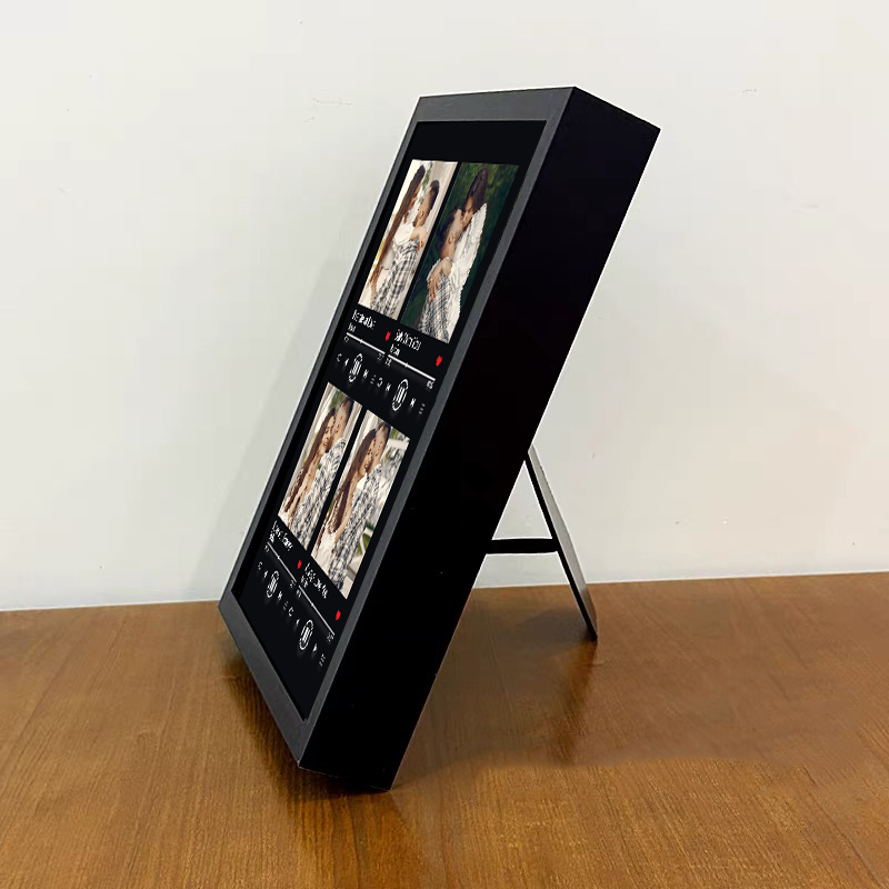 Cuadros de Música con Cuatro Canciones y Fotos Personalizadas Reproductor que Puede Reproducir Cuatro Canciones Completas