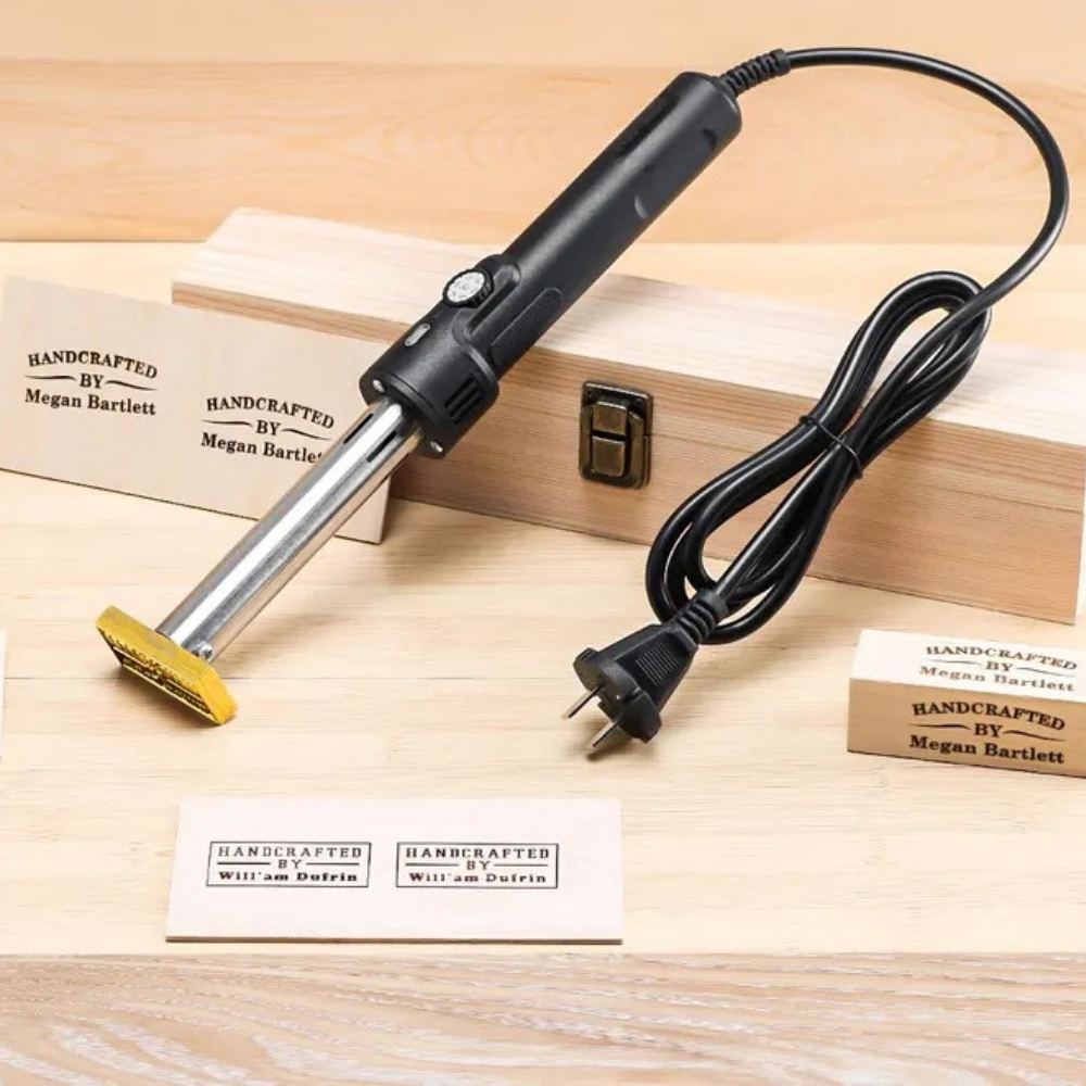 Hierro de Marcar Personalizado con Logo | Madera, Cuero y Carne