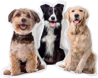 Cojín con Foto en 3D Almohada Personalizada para Mascotas Regalo para Navidad