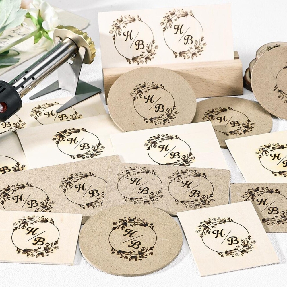 Hierro de Marcar Eléctrico Personalizado con Logo y Texto Regalo y Decoración para Boda