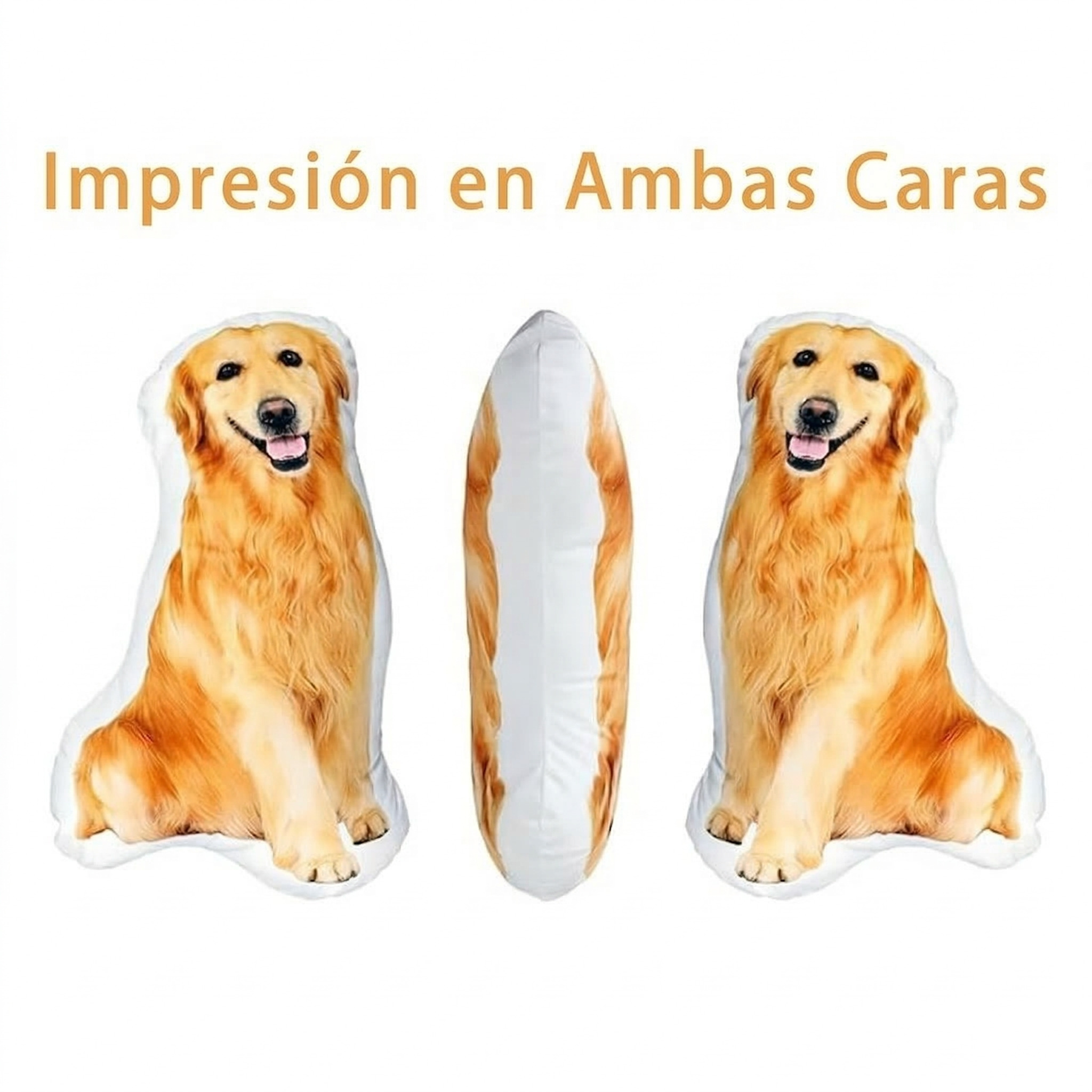 Cojín con Foto en 3D Almohada Personalizada para Mascotas y Seres Queridos Regalo Conmemorativo para Navidad