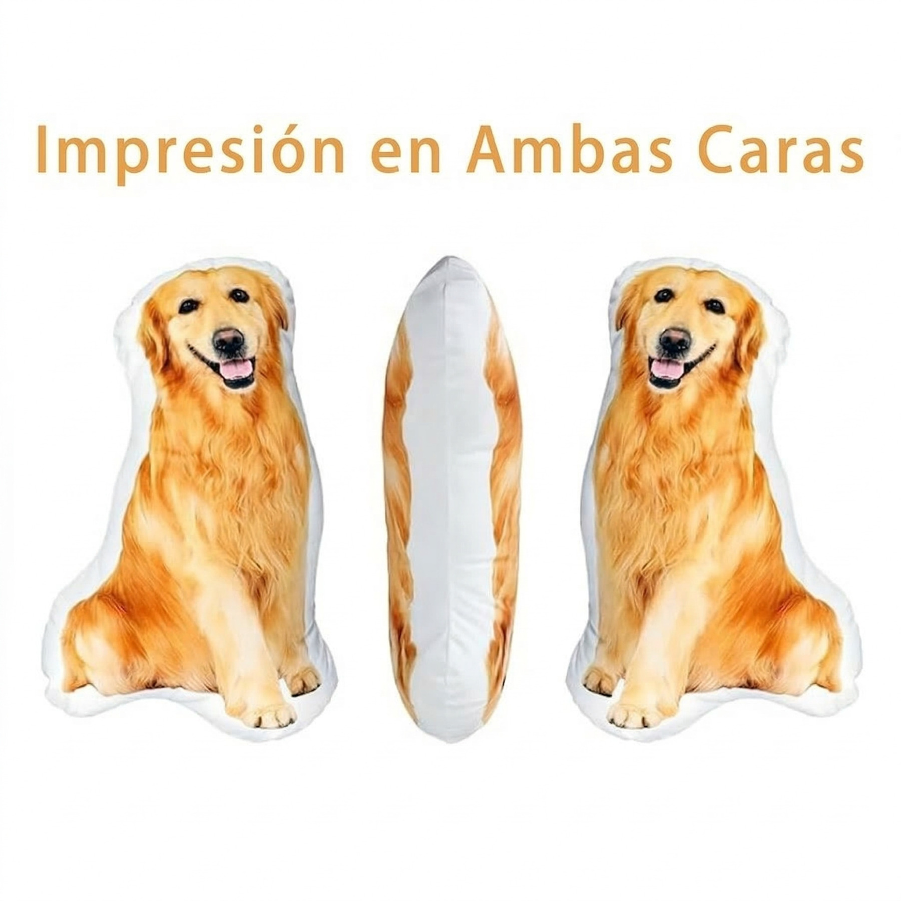 Cojín con Foto en 3D Almohada Personalizada para Mascotas y Seres Queridos Regalo Conmemorativo para Navidad