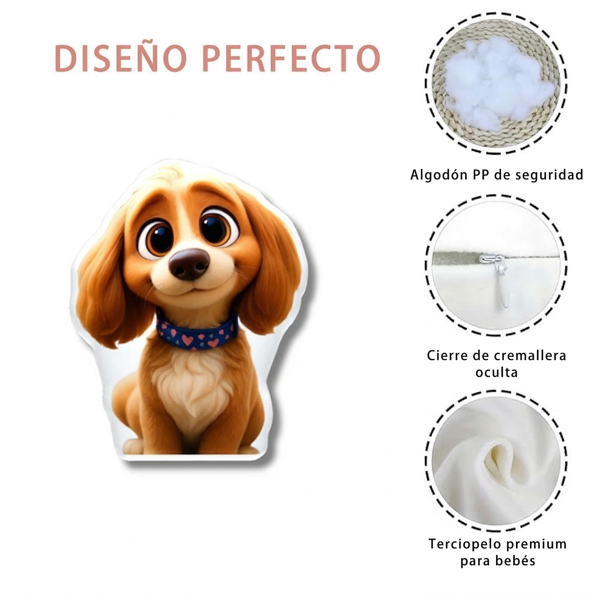 Almohadas con Foto de Mascota Estilo Pixar Cojín Conmemorativo en 3D para Perros y Gatos