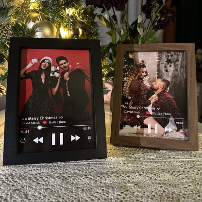 Cuadro de Canciones con Portada de Álbum y Foto Personalizada Reproductor Musical con Canción Completa