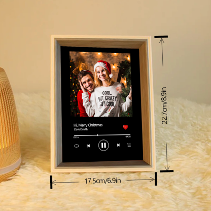 Marco Musical para Fotos con Tu Canción y Foto Cuadro de Foto con Canción y Reproductor de Canción Completa