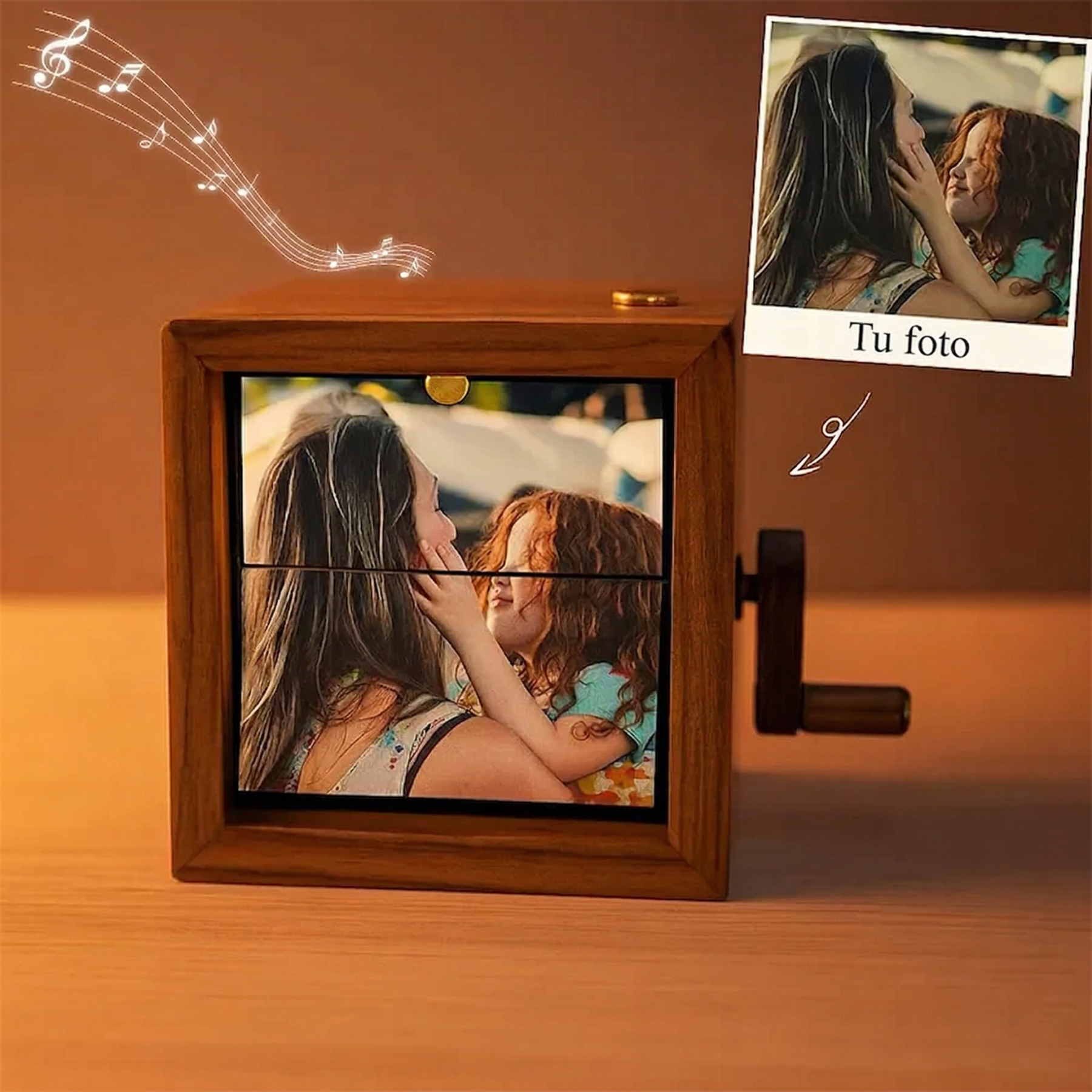 Marco Flipbook Personalizado con Canción Completa Animación Manual y Luz Nocturna Libro de Fotos Regalo Aniversario Pareja