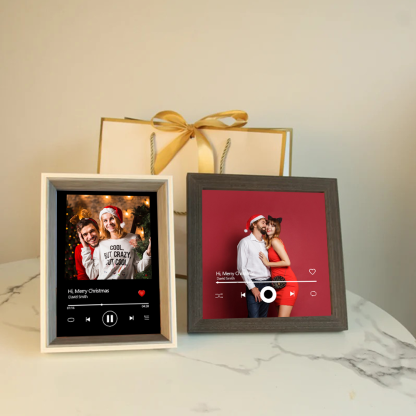Marco Musical para Fotos con Tu Canción y Foto Cuadro de Foto con Canción y Reproductor de Canción Completa
