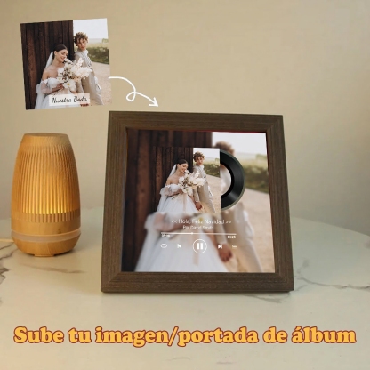 Marco Musical para Fotos con Tu Canción Cuadro de Foto con Canción y Reproductor de Canción Completa