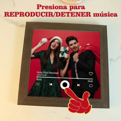 Marco Musical para Fotos con Tu Canción Cuadro de Foto con Canción y Reproductor de Canción Completa