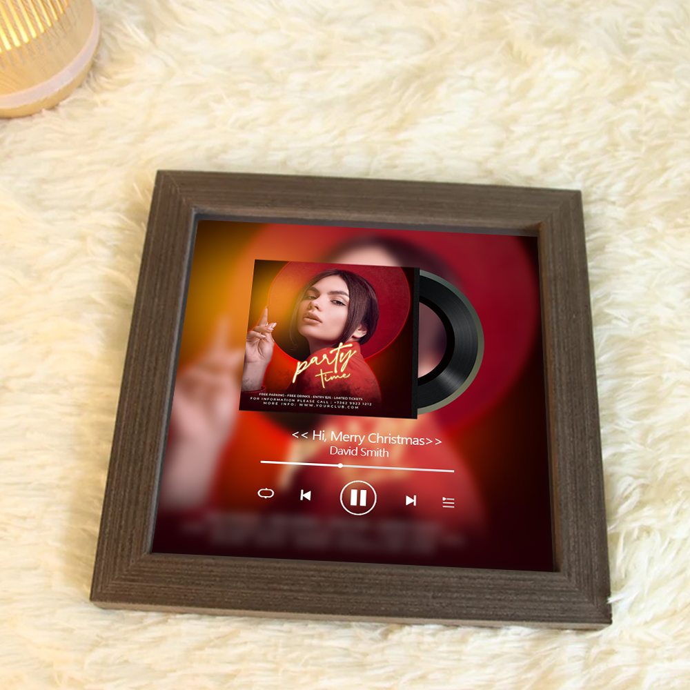 Marco Musical para Fotos con Tu Canción Cuadro de Foto con Canción y Reproductor de Canción Completa