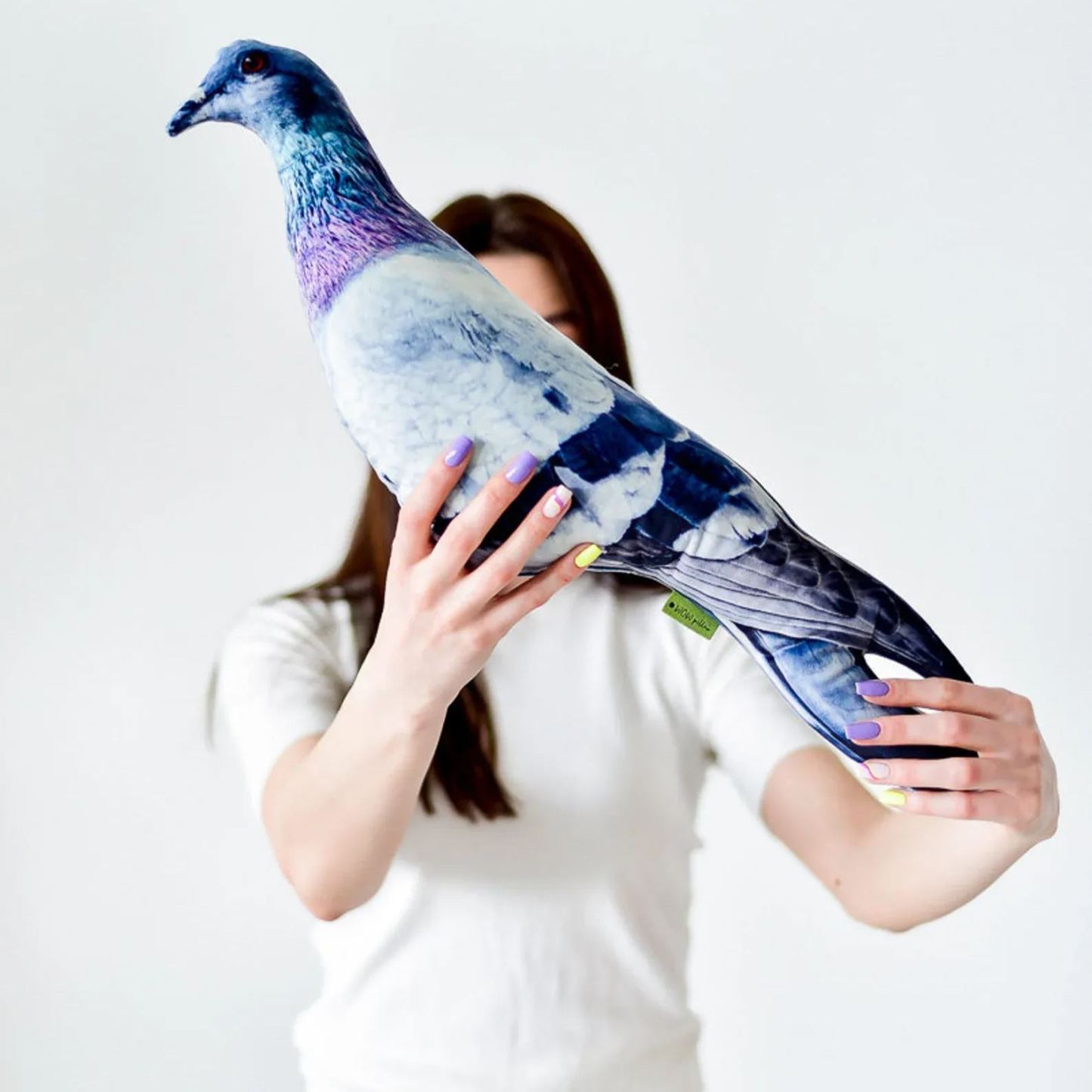 Cojín Personalizado con Forma de Pájaro 3D de Terciopelo Almohada Personalizada
