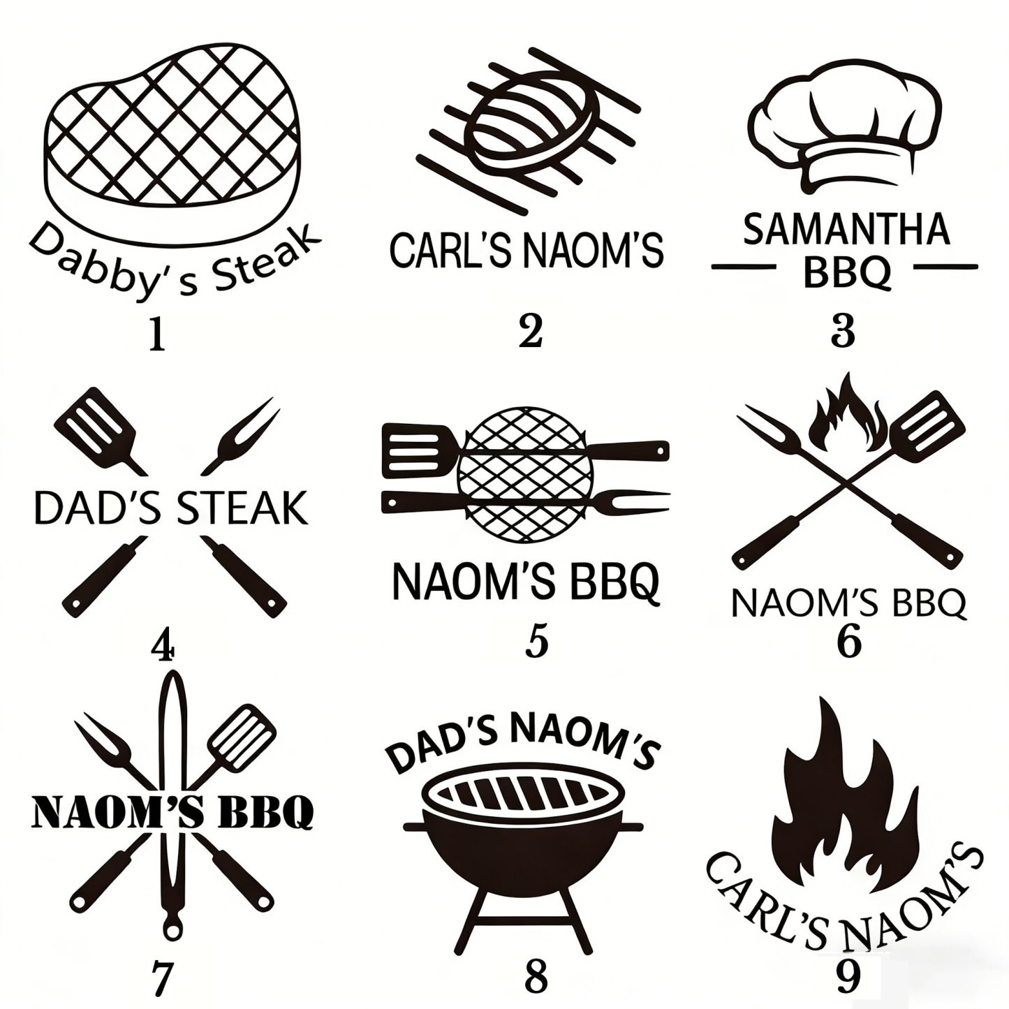 Hierro de Marcar Carne y BBQ | Sello Personalizado para Parrilla
