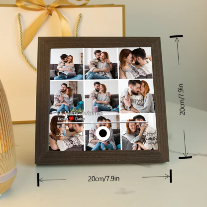 Cuadro de Canciones con Portada de Álbum y Foto Personalizada Regalo de San Valentín con Canción Completa