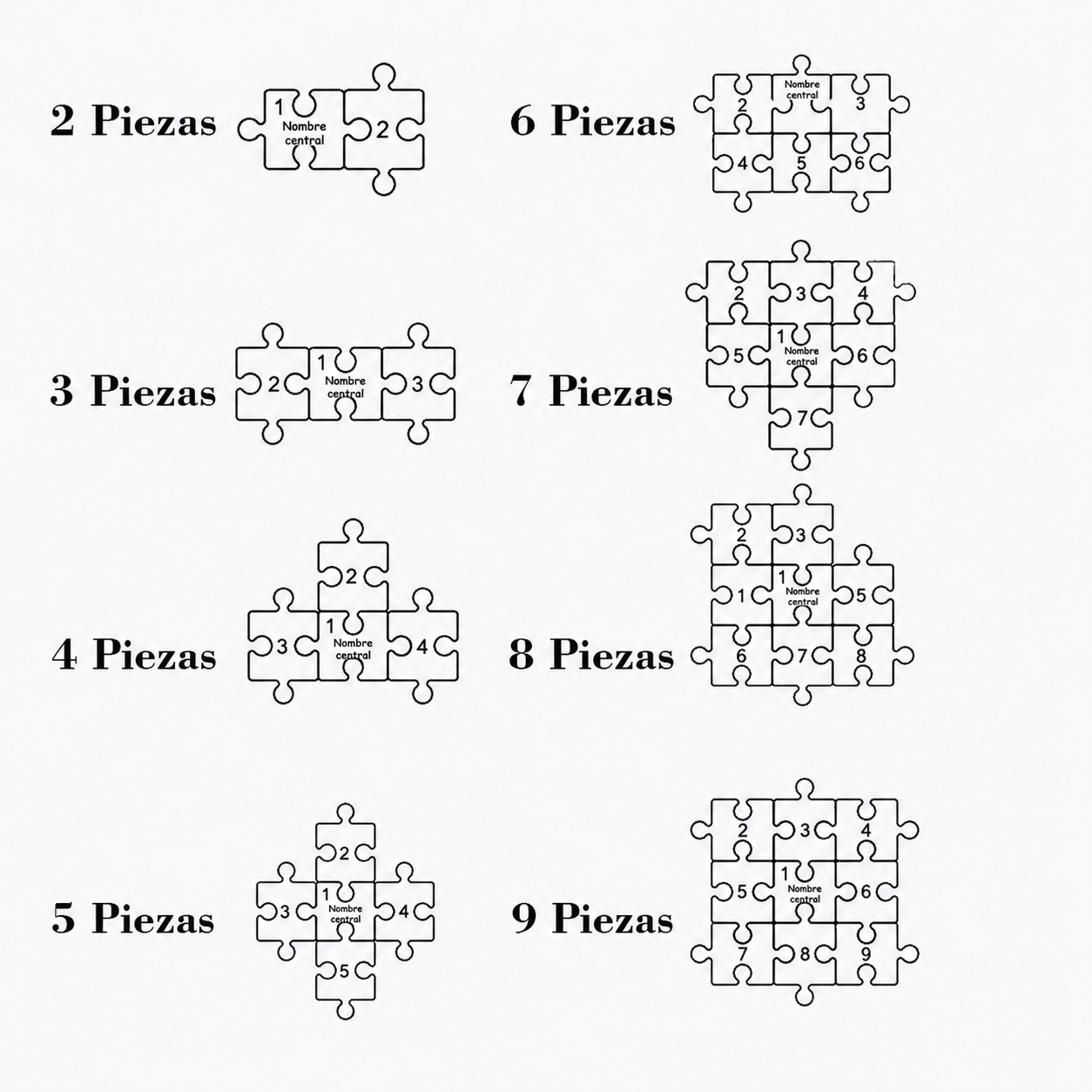 Cuadro Puzzle de Madera Personalizado con Nombres para Mamá Eres la Pieza que Nos Mantiene Unidos Regalo para Mamá