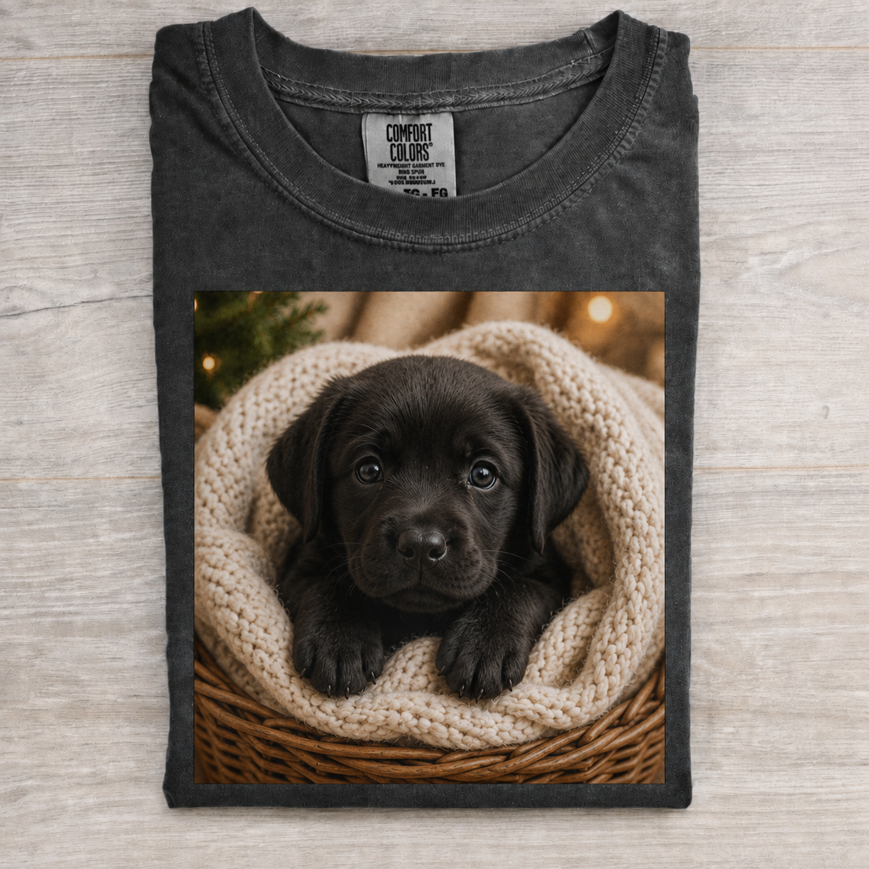 Black Lab Cozy Pup T-shirt