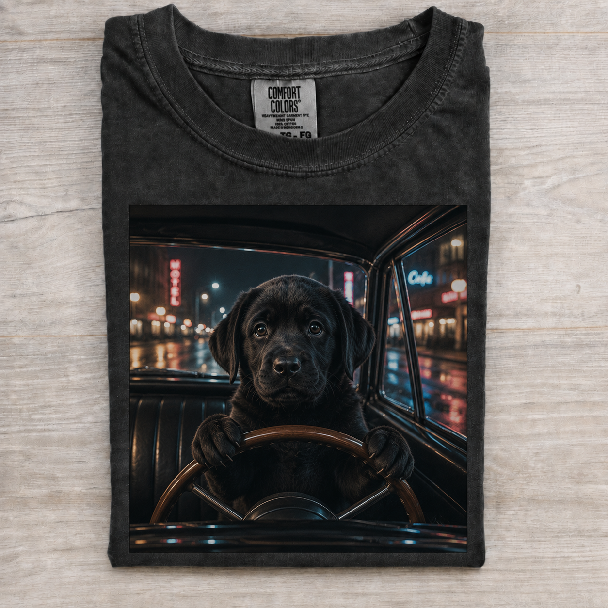 Black Lab Midnight Driver T-shirt