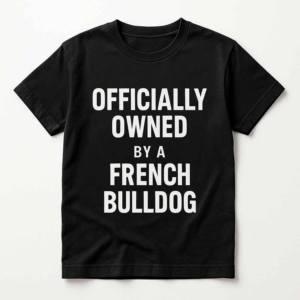 Officially Owned by a French Bulldog T-Shirt