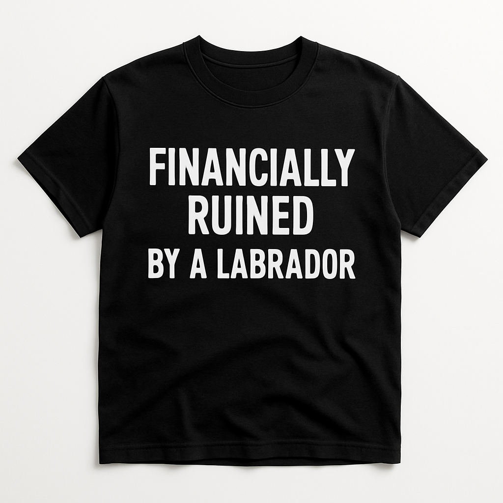 Financially Ruined by a Labrador T-Shirt