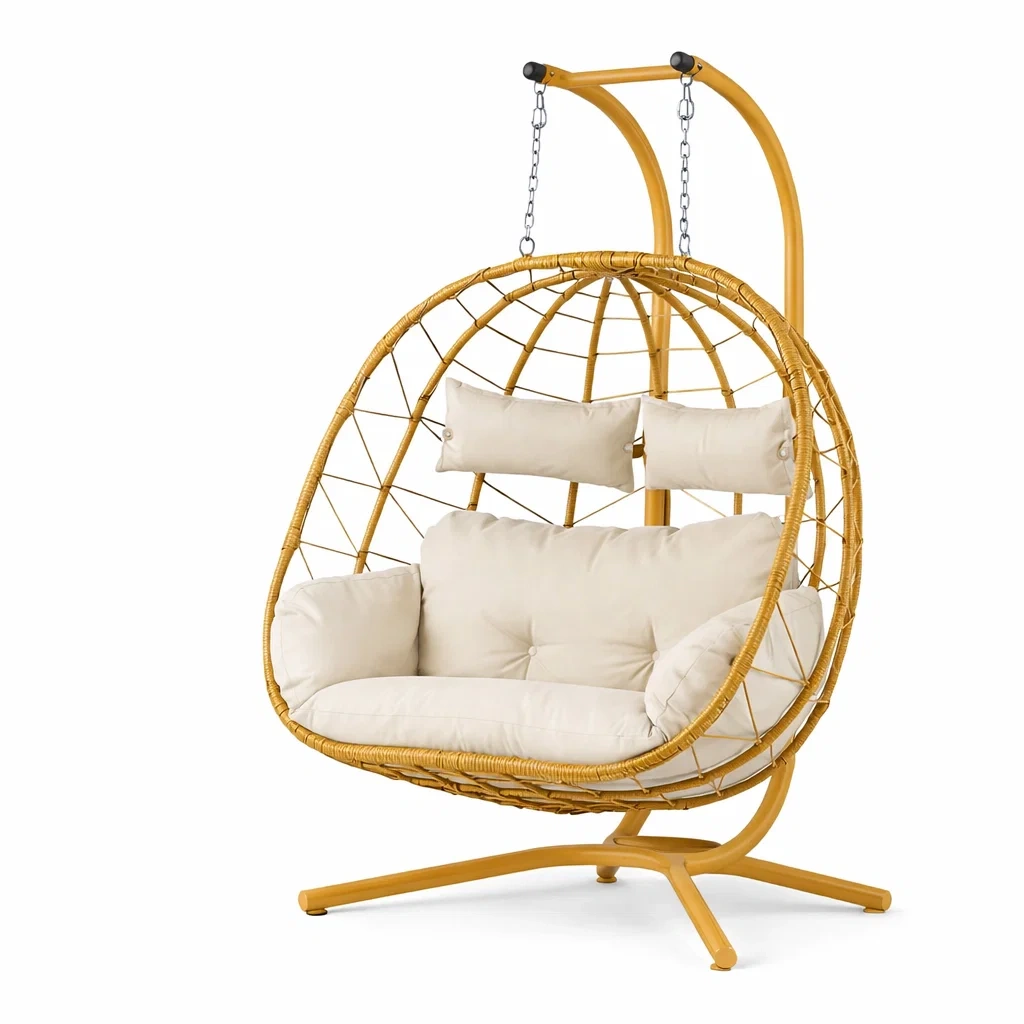 Double Hanging Egg Swing Chair