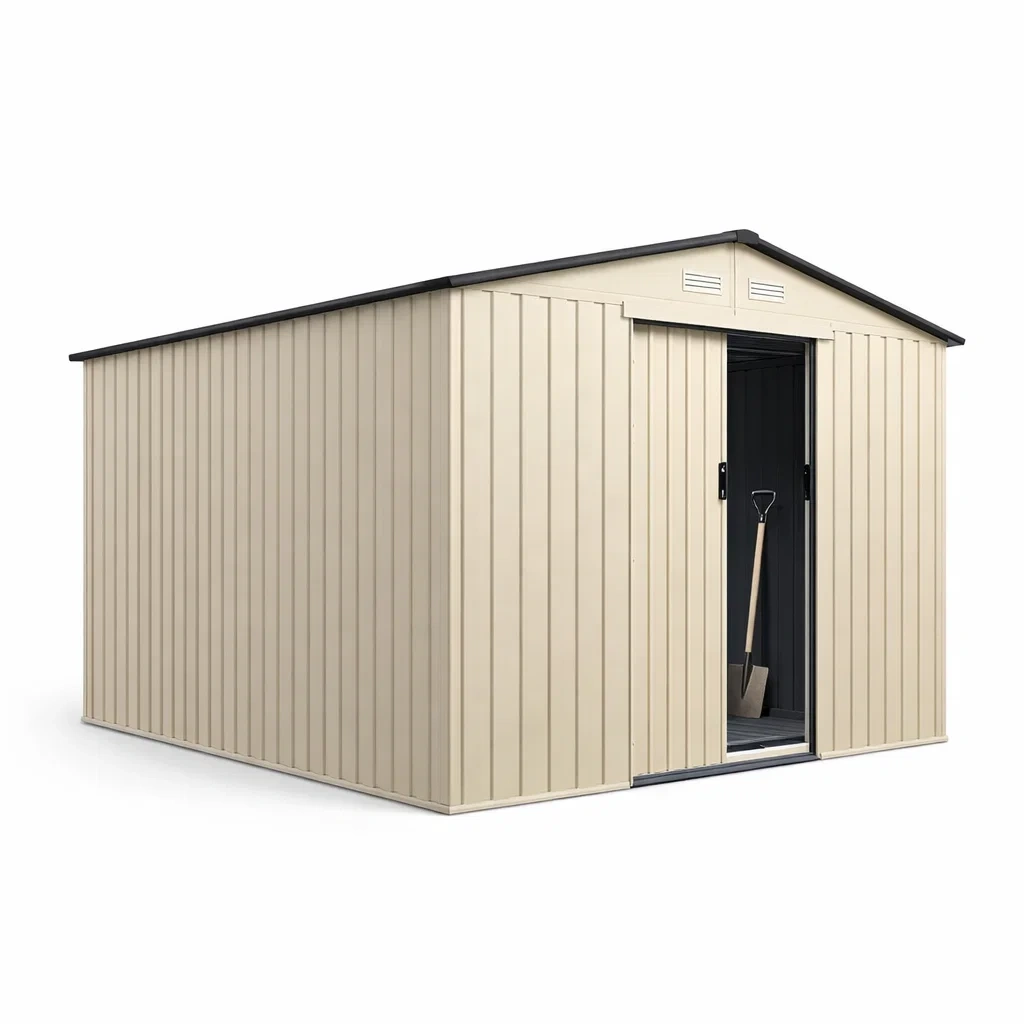 Outdoor Metal Garden Storage Shed