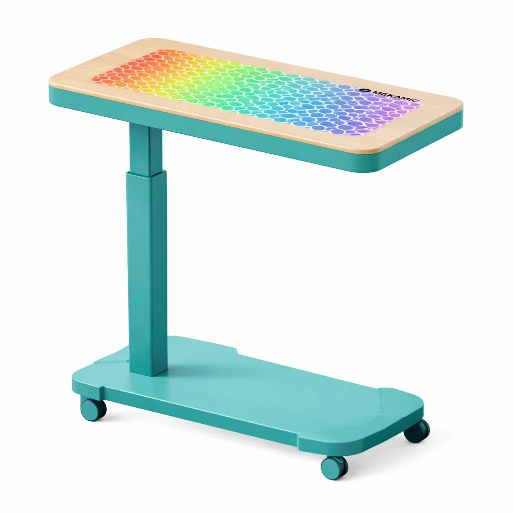 MEKAMIC Adjustable Rolling Laptop Desk