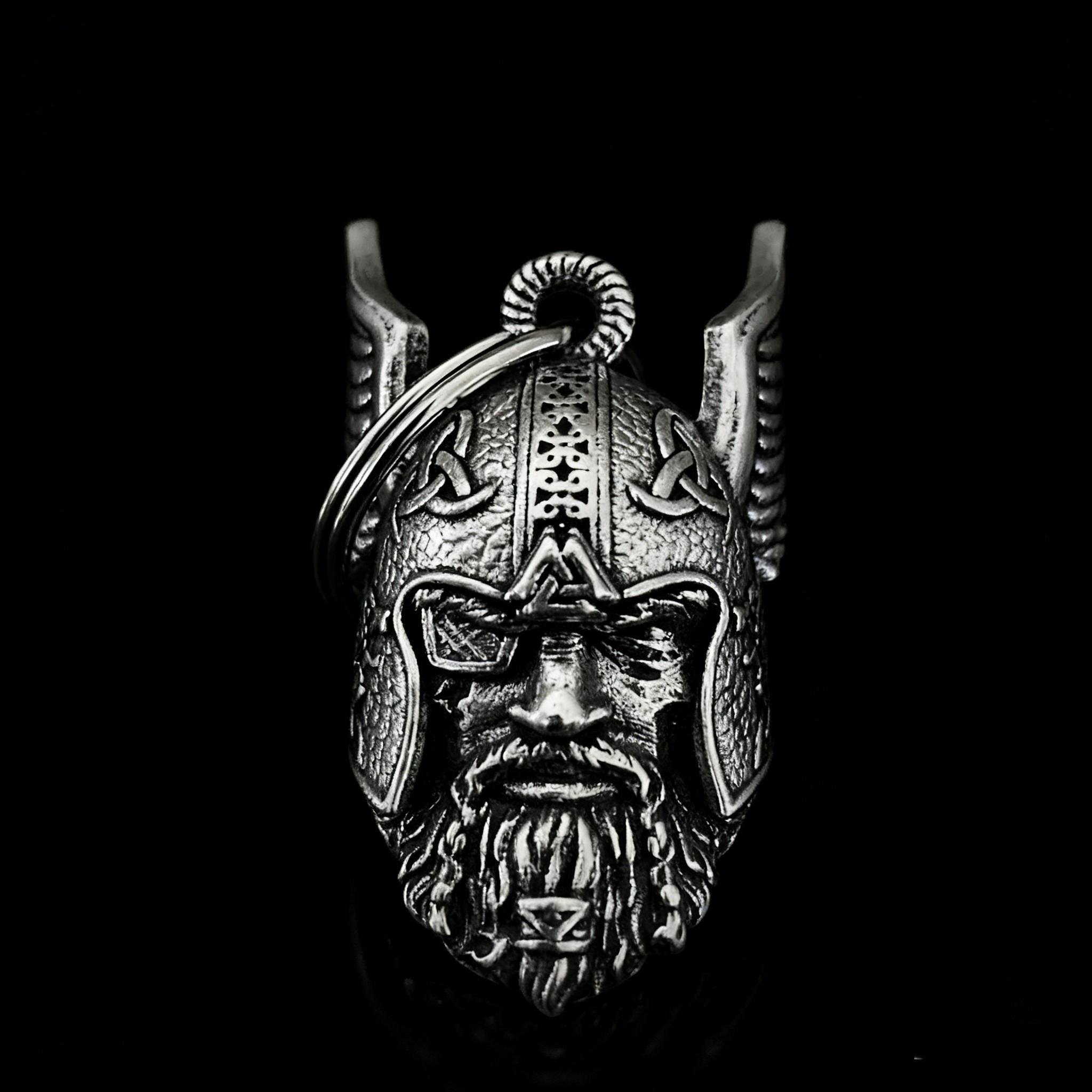 🛡️ Odin’s Viking Talisman Keychain Protection Charm 🔔