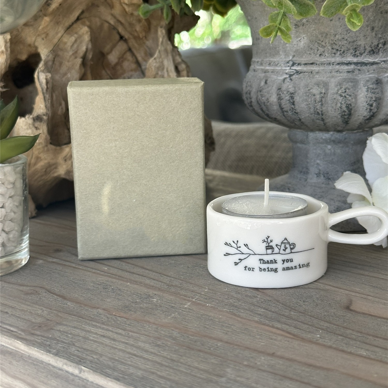 🕯️Handled Tea Light Holder - Good Friends Light Up The World✨