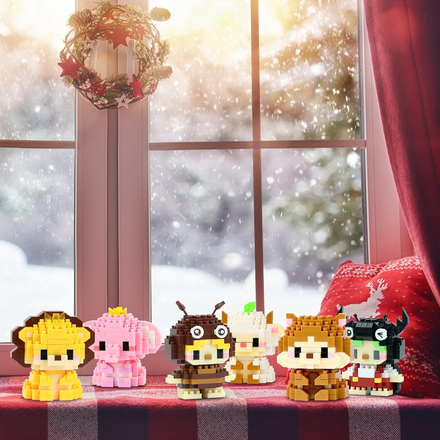 24 Pieces Advent Calendar 2025 Mini Building Blocks