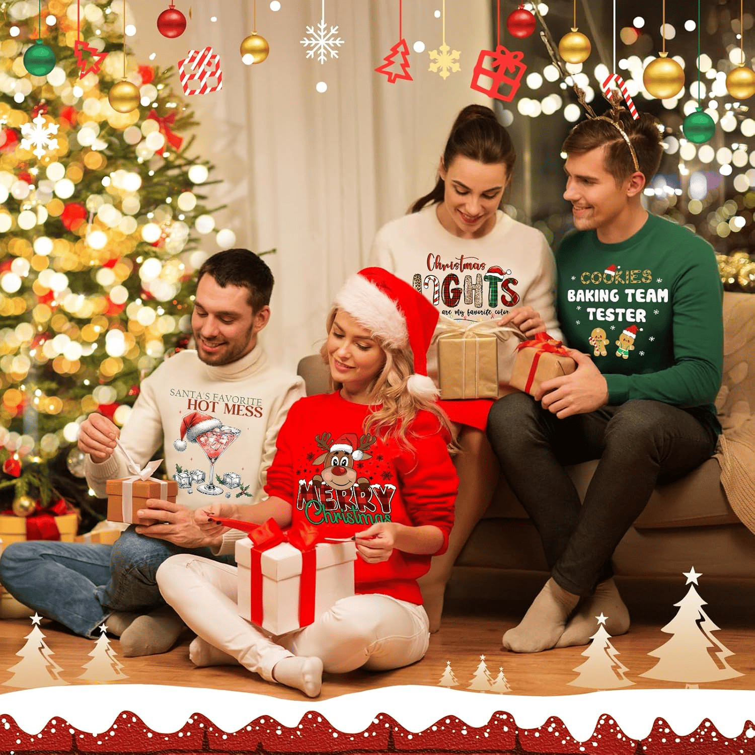 15 Premium Christmas Mystery DTF Transfer Bundle – Ready to Press Holiday Designs for Festive DIY Creations