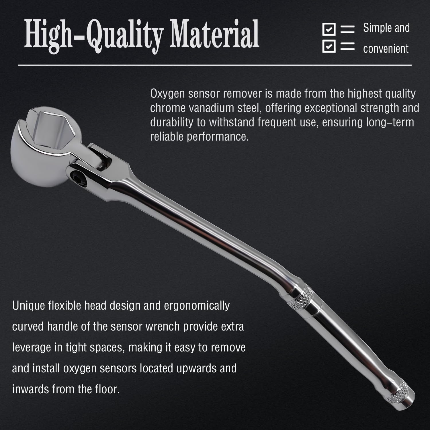7/8-Inch (22 mm) Oxygen Sensor Wrench
