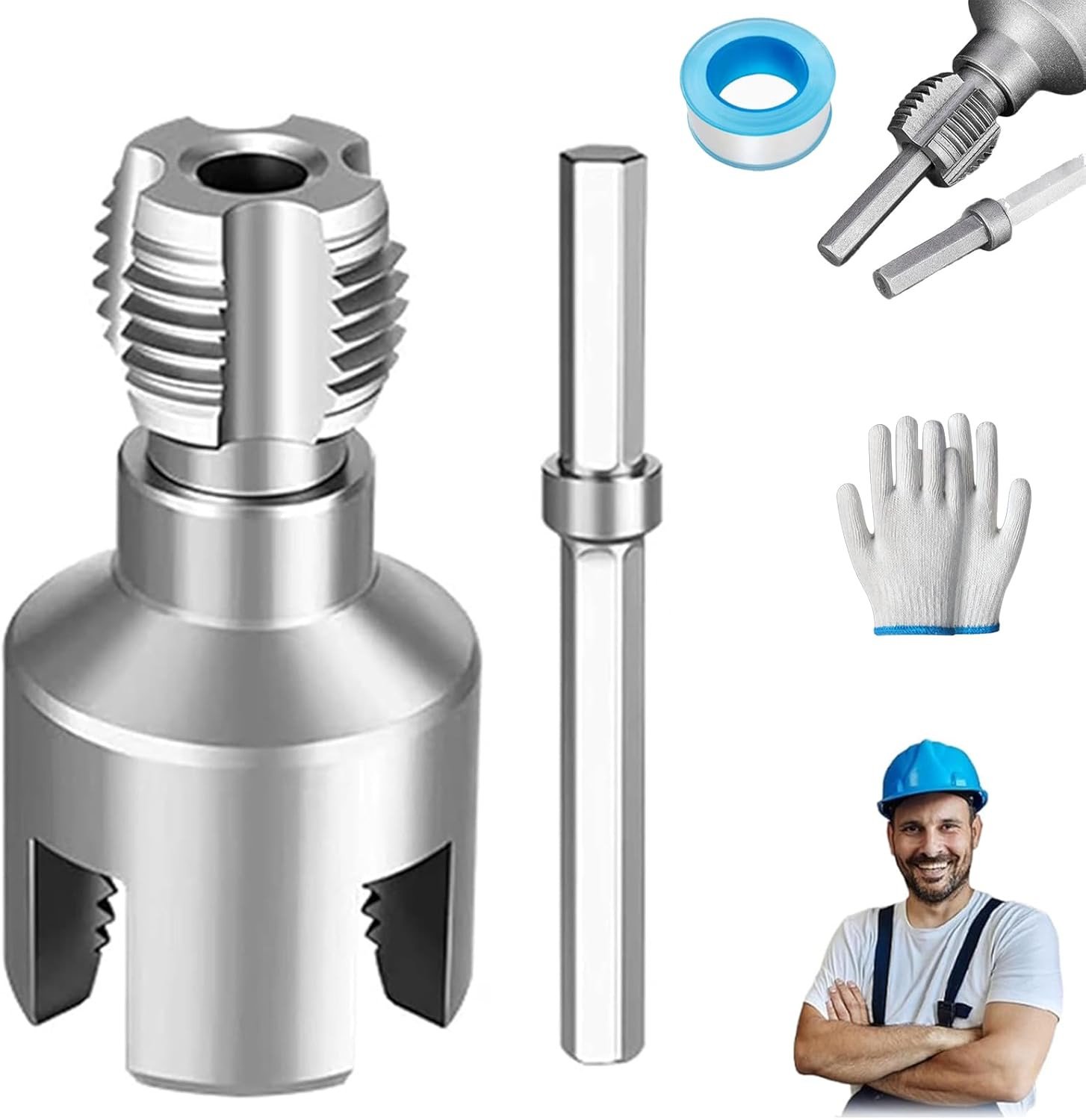 Pipe Tapping and Threading Tool | Dual-Specification Compatible