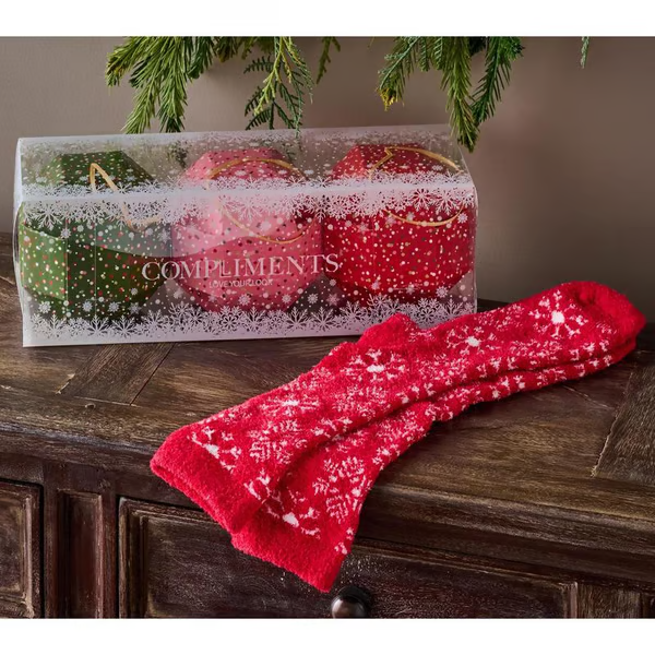🔥Cozy Holiday Gifting Socks(❤Breathable & Lightweight Comfort)