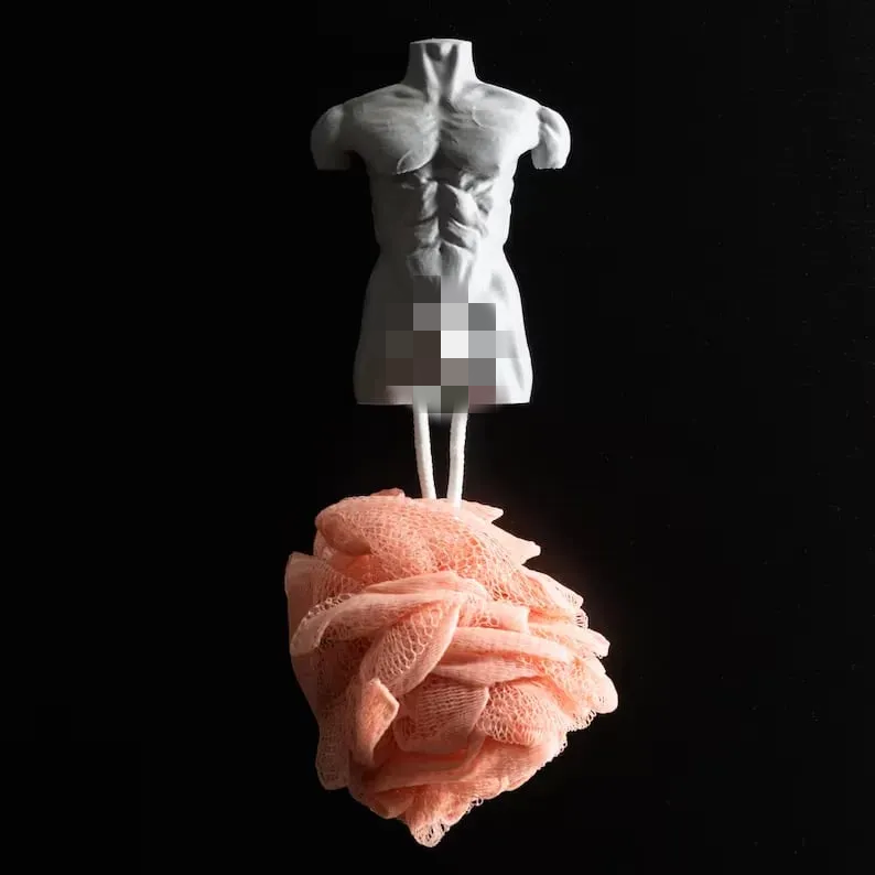 "Hung Hook" Fun Muscular Man Wall Hook