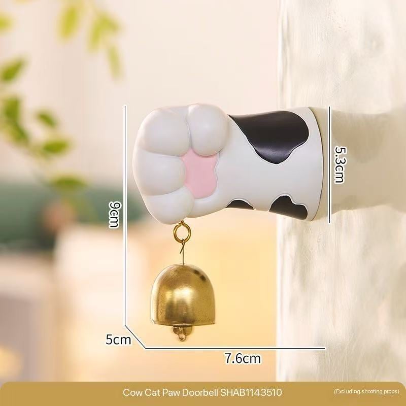 Creative Cute Cow Cat Paw Doorbell