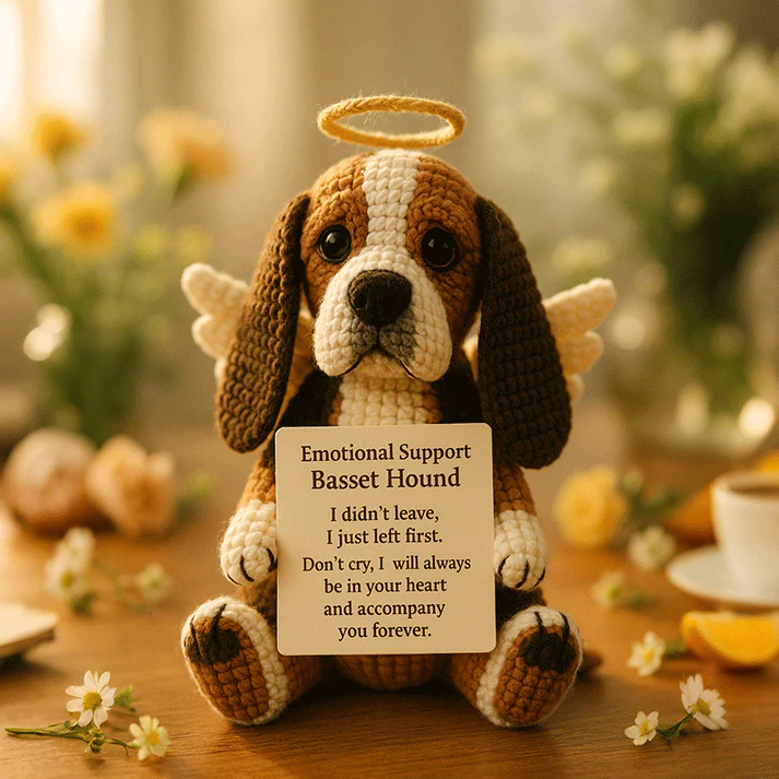 Delicate Miniature Crocheted Dog Keepsakes