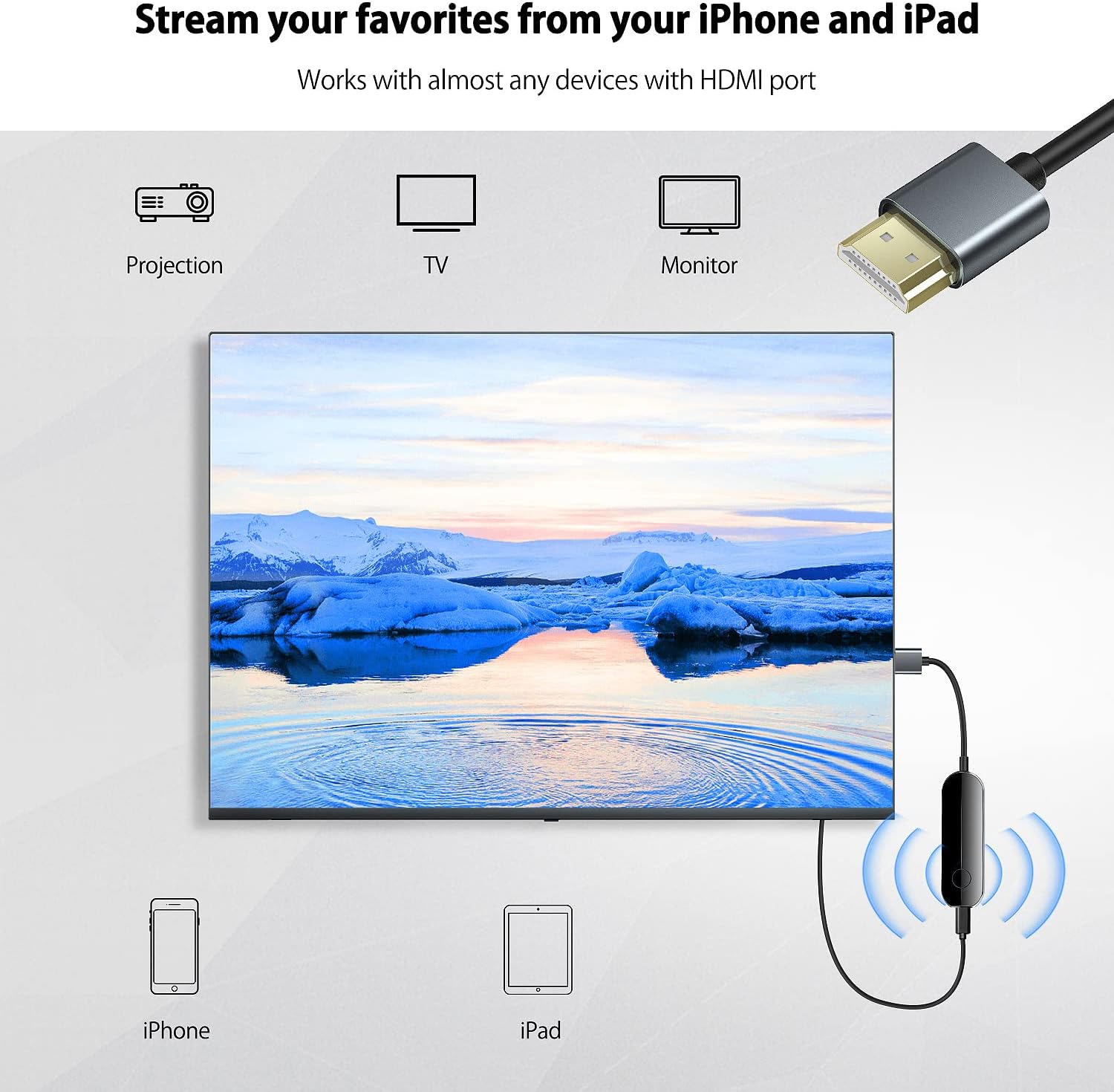 iShare iOS Wireless HDMI Display Adapter