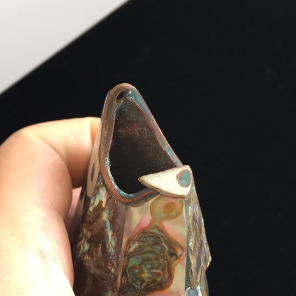 🖤 Vtg Abalone💕 Shell Bottle Opener — Vintage Charm Meets Ocean Luxury 🌊🍻