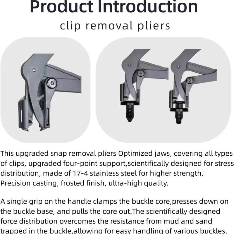 Auto Fastener Clip Removal Pliers