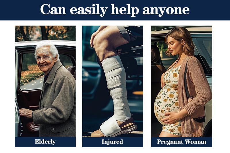 🚗✨3-in-1 design car door multi-functional handle assist kit – provides a secure grip to help people with mobility issues get in and out of the car easily.