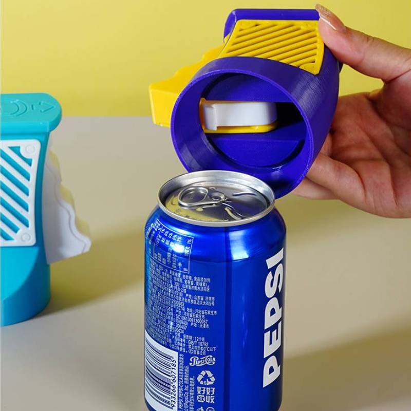 🎁 3D Printed Can Opener Effortless One-Hand One-Press Durable