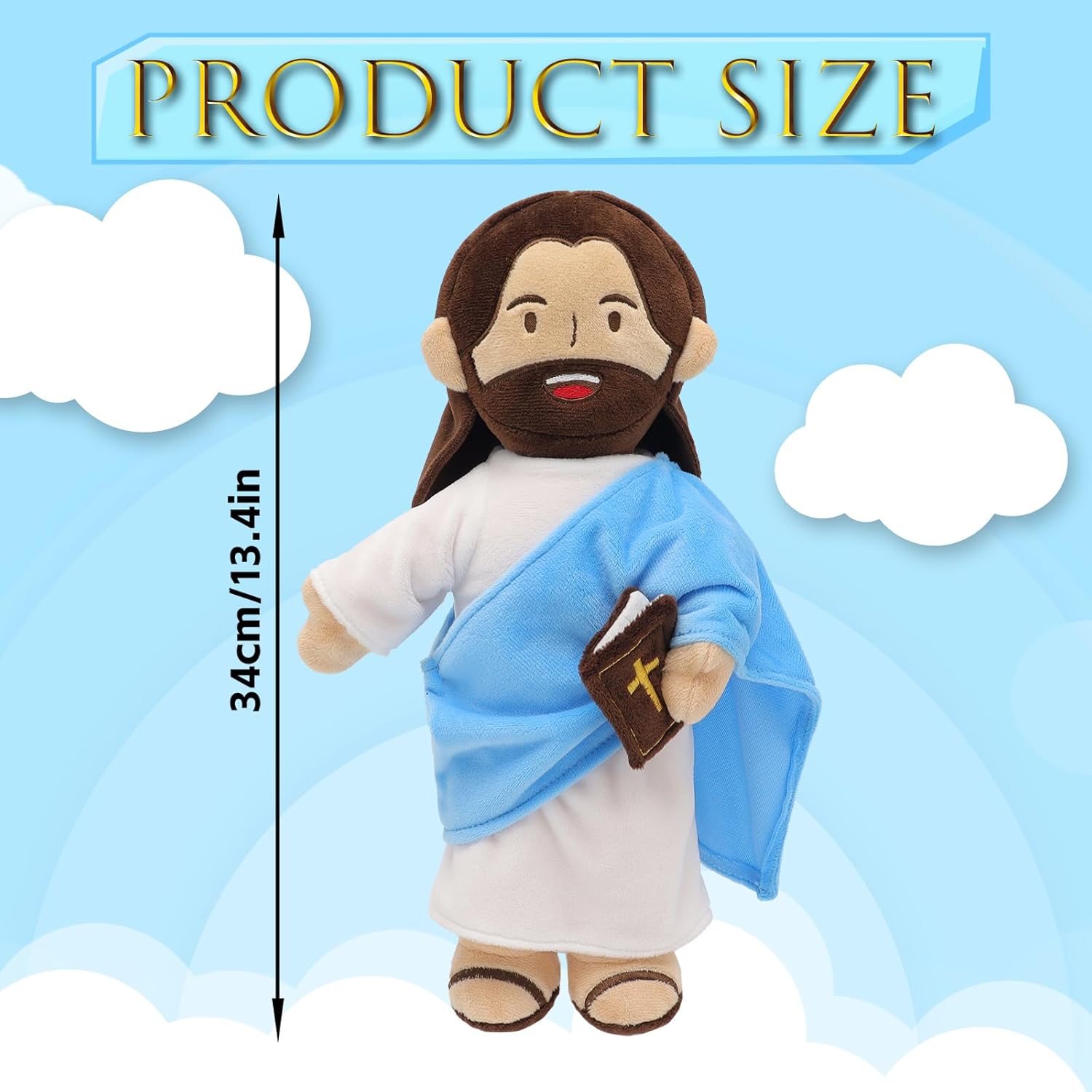 ✝️✨Jesus Plush Speaks 20 of Bible Verses and 3 of Bible Music