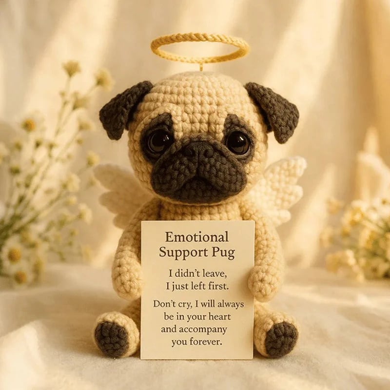 Delicate Miniature Crocheted Dog Keepsakes